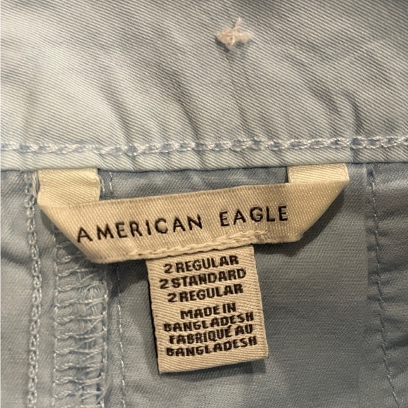 American Eagle Light Blue Pleated Super Hi Rise Stretch Skirt, Size 2. - Picture 2 of 6
